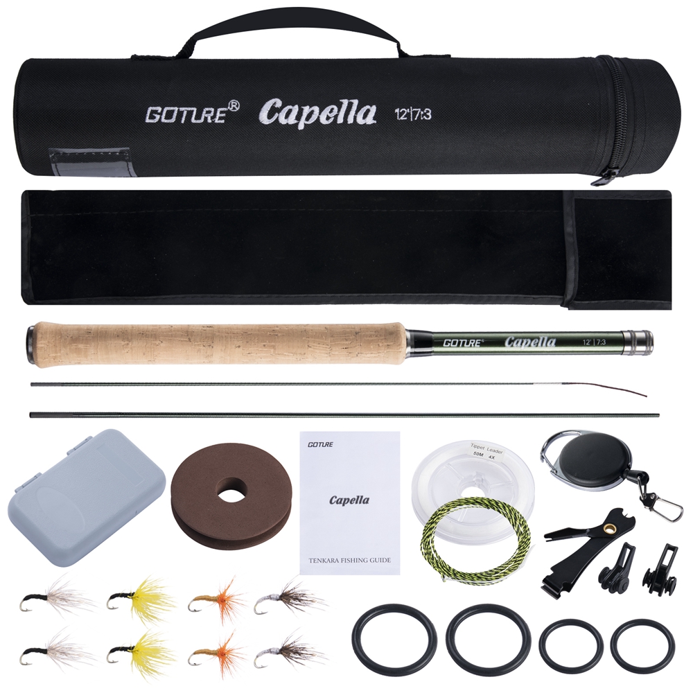 Fishing Equipment Fly - Goture Tenkara يطير الصيد رود كومبو