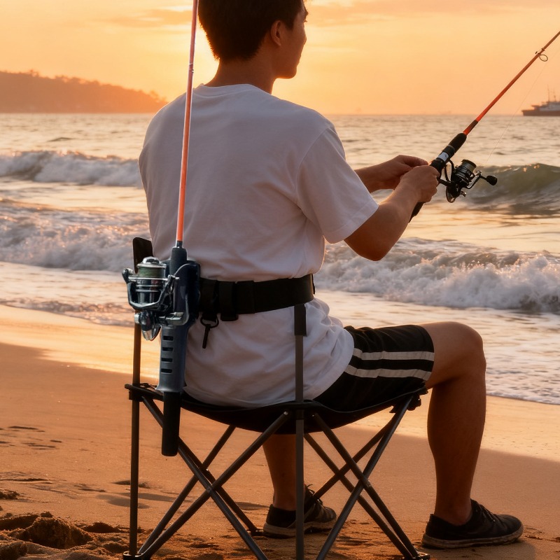 حامل صنارة صيد خارجي قابل لإعا - مراجعة Surf Fishing Equipment وسعره