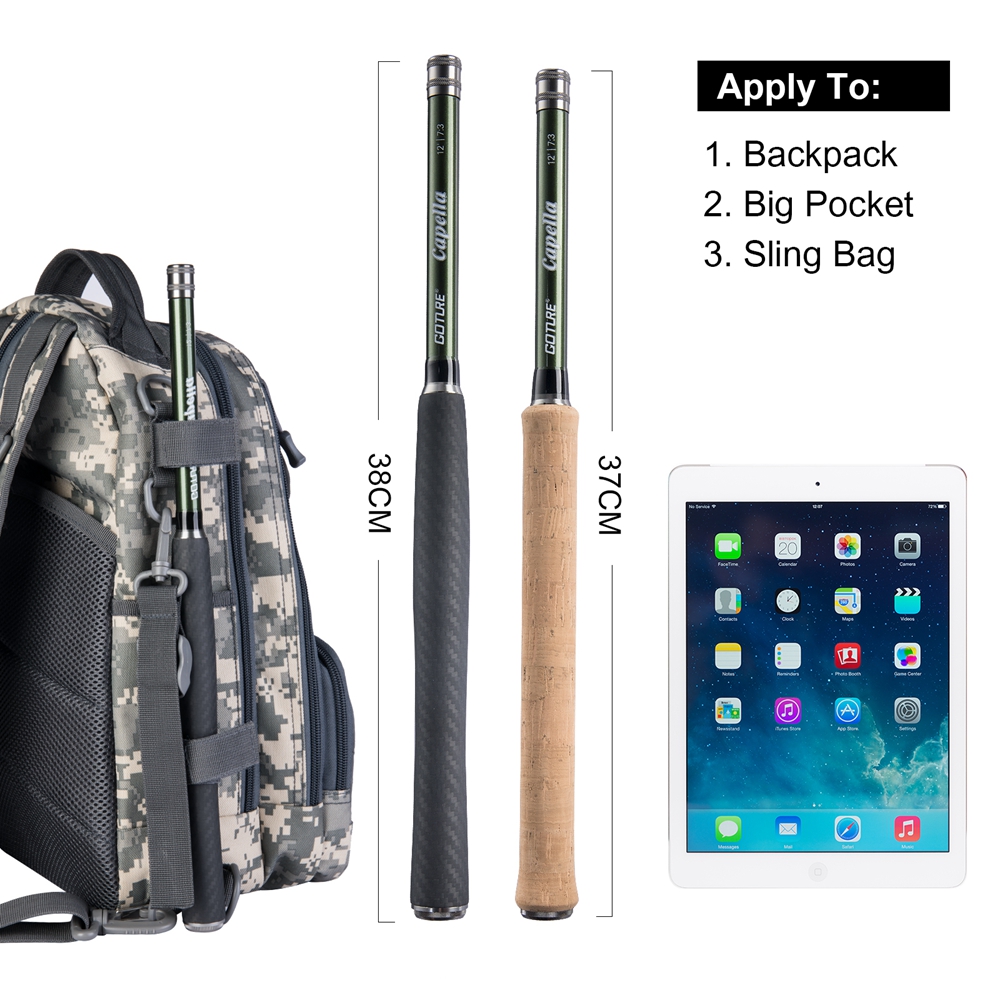 Goture Tenkara يطير الصيد رود  - مراجعة Fishing Equipment Fly وسعره