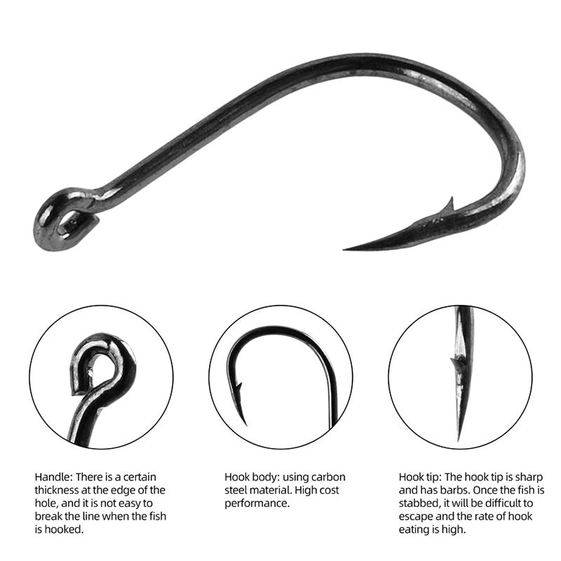 مجموعة خطافات صيد 100-500 قطعة - مراجعة Fishing Equipment Jet وسعره