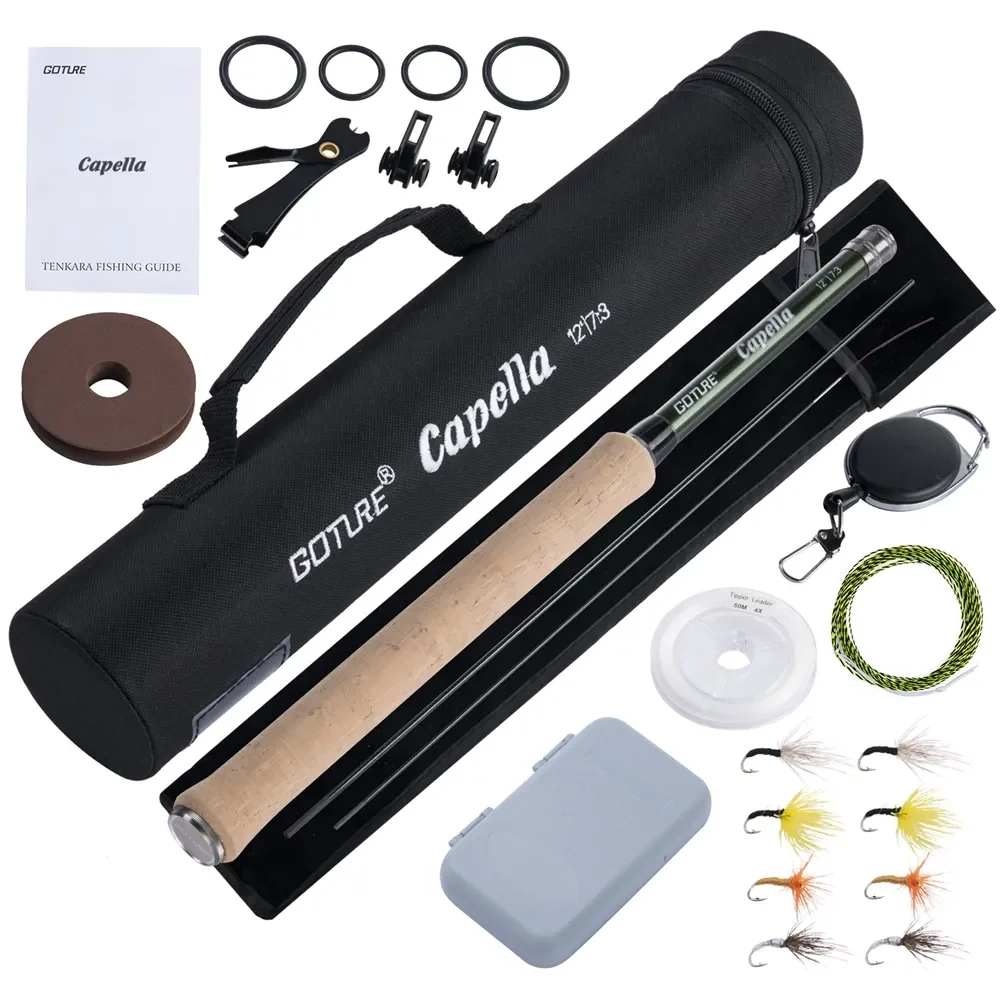 طقم صيد السمك بالذباب من جوتور - مراجعة Fishing Equipment Fly وسعره